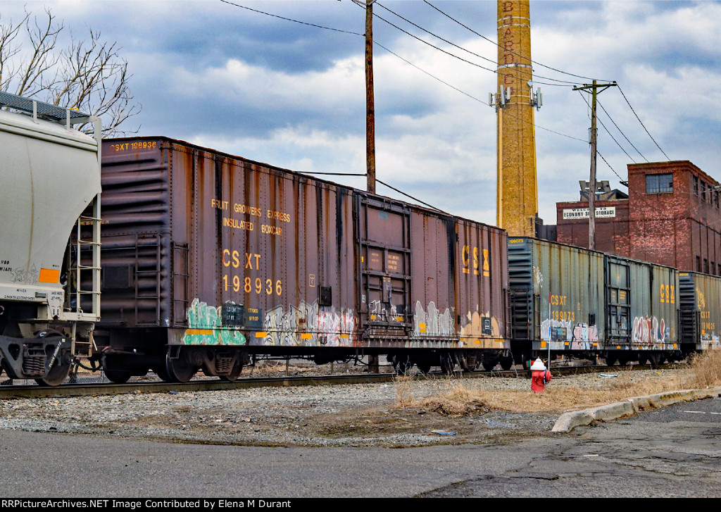 CSX boxcars